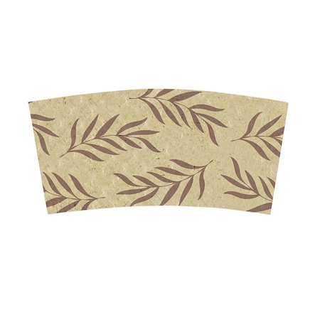 World Centric Hot Cup Sleeves, Fits 10, 12, 16, 20 oz Cups, Natural, PK1000 SLPALG